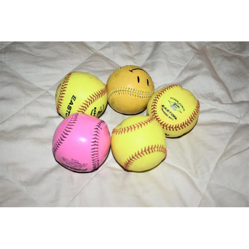 Easton 9in Soft Training Baseballs, 5 total
