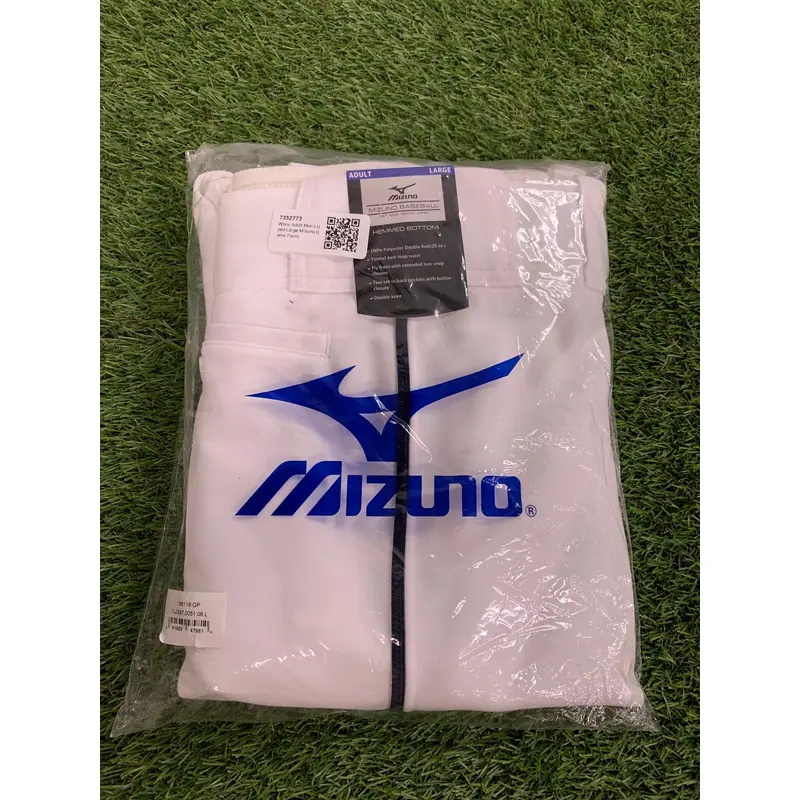 White Adult Men's Used Large Mizuno Game Pants