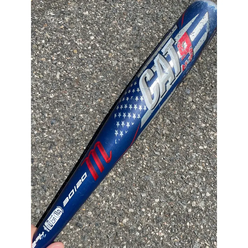 30"  Marucci CAT9 Bat USSSA Certified (-10) Alloy 20 oz