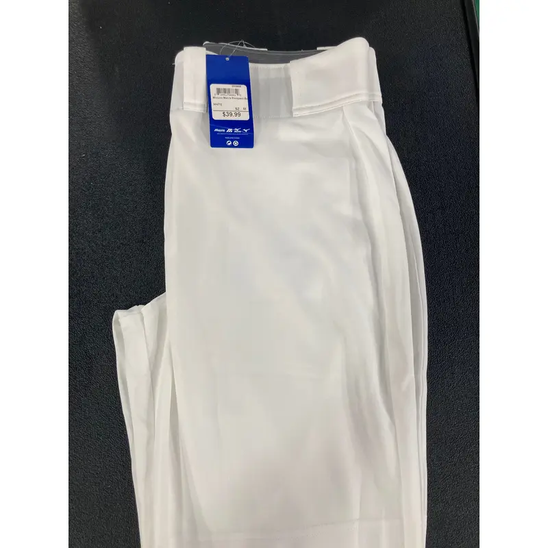 White Men's Medium Adult Mizuno Game Pants (New)