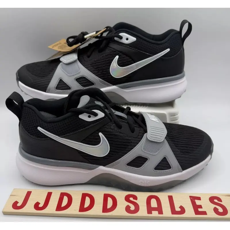 Nike Air Zoom Diamond Elite Turf Baseball Black Iridescent DZ0503-001 Mens Sz 10.5