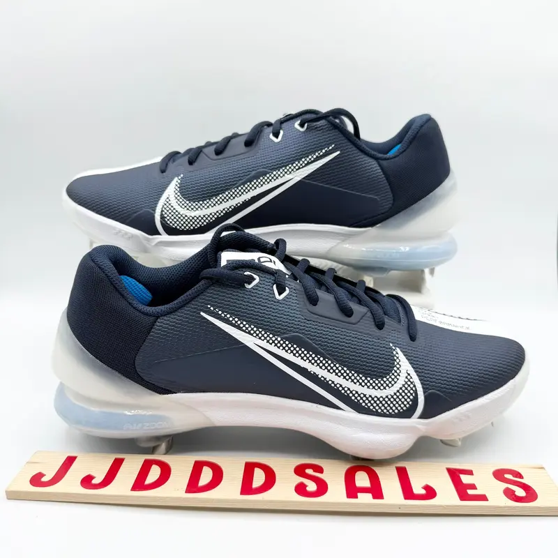 Nike Force Zoom Trout 7 Pro Metal Baseball Cleats Navy CQ7224-403 Mens Sz 10