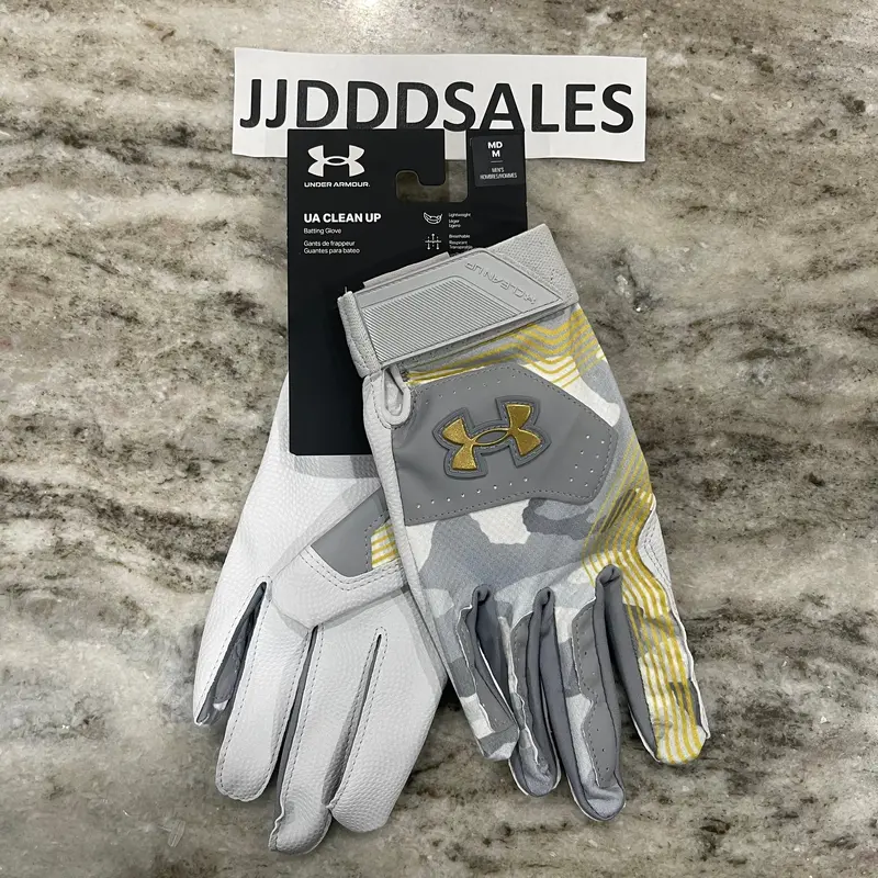 Under Armour UA Clean Up 21 Culture Baseball Batting Gloves 1365468-094 Men Medium