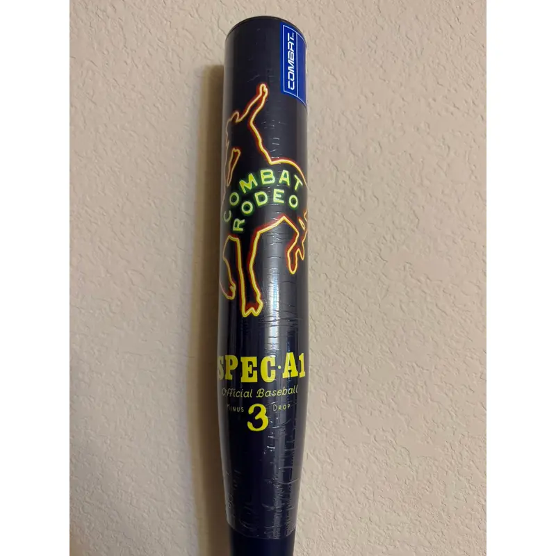2025 Combat MFG Spec A1 Alloy BBCOR Certified Bat (-3) 31 oz 34" (New)