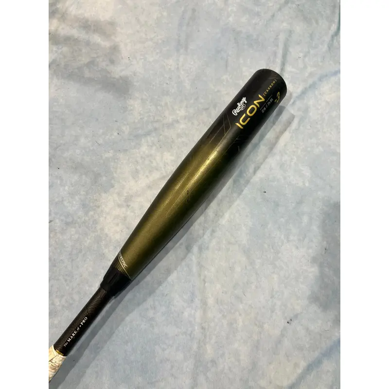 2023 Rawlings Icon Composite Bat BBCOR Certified (-3) Composite 29 oz 32" (Used)