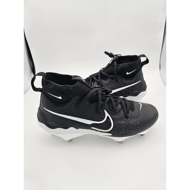 Nike Alpha Huarache NXT 'Black White' Baseball Cleats Mens Size 7