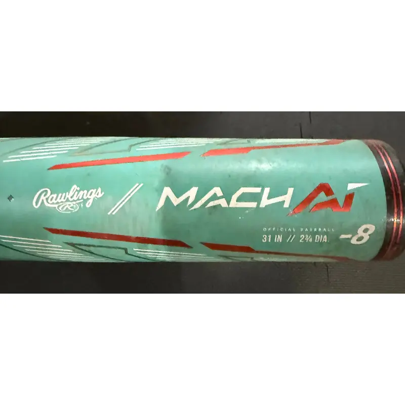 2024 Rawlings Mach AI Alloy Bat (-8) 23 oz 31" (Used)