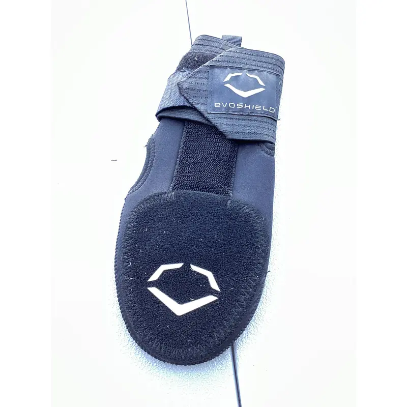 Black EvoShield Sliding mitt Batter's Wrist Guards (Used) w/ Small rip