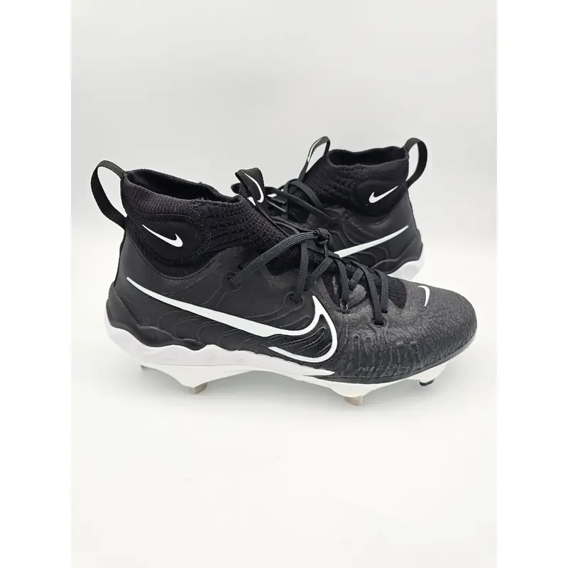 Nike Alpha Huarache NXT 'Black White' Baseball Cleats Mens Size 9.5