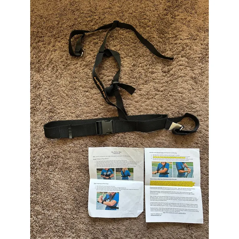 Power Belt Batting Aid LH Batter Size Large