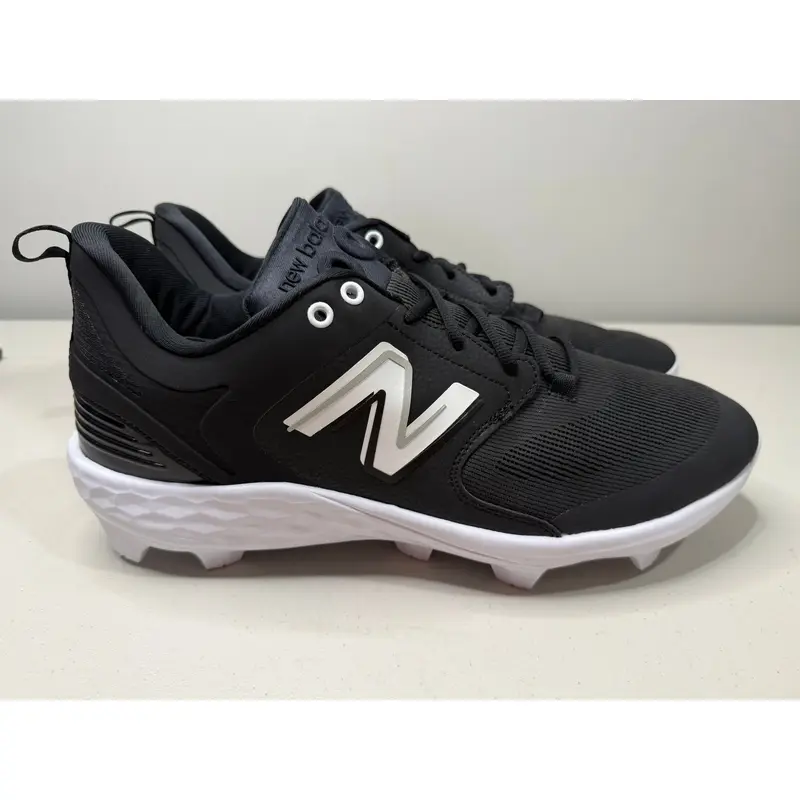 Size 16 Mens New Balance Cleats Fresh Foam X 3000 V6 Black Molded Baseball