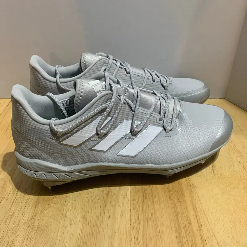 Adidas Adizero Afterburner 8 Metal Baseball Cleats Grey H00979 Mens Size 13