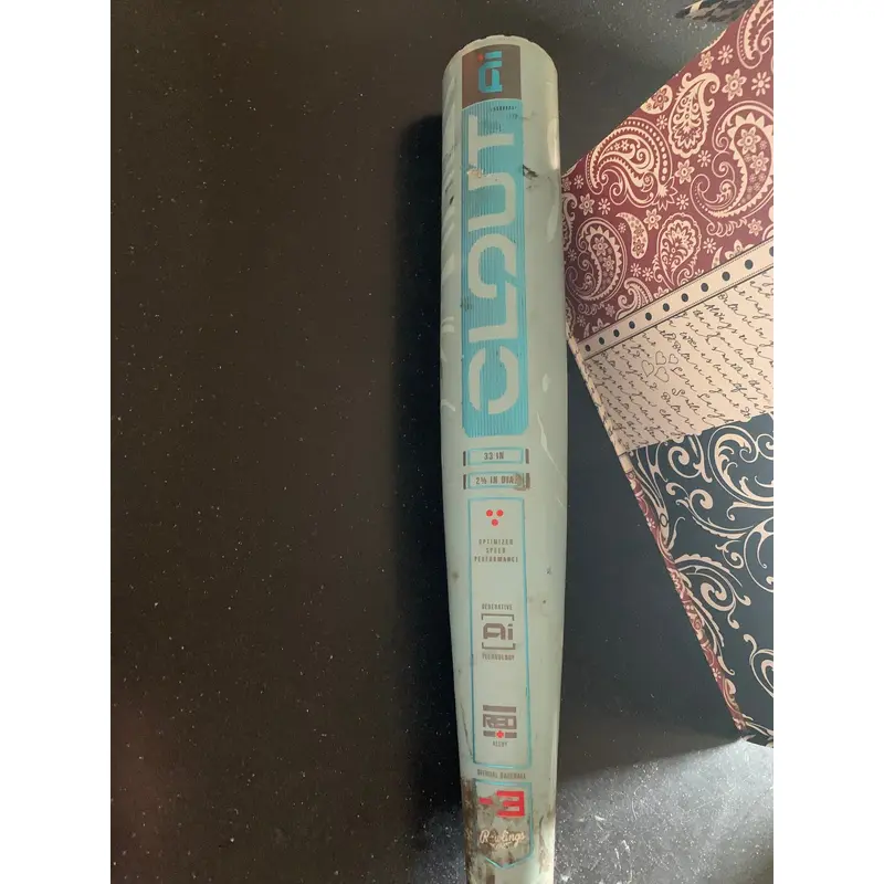 2025 Rawlings Clout Alloy BBCOR Certified Bat (-3)  30 oz 33" (Used)