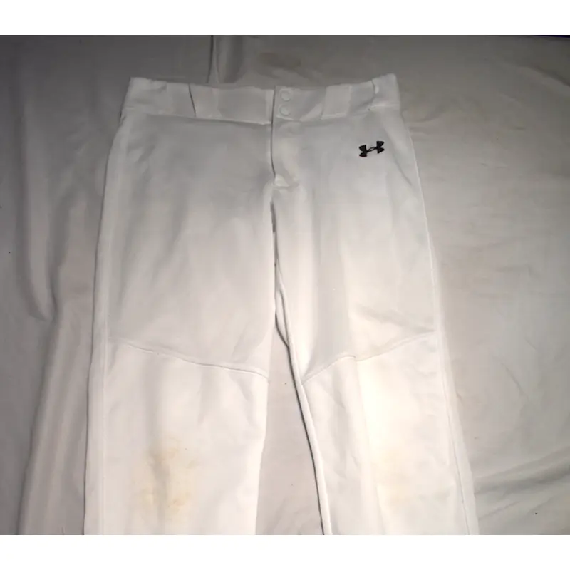 Under Armour Boys Utility Relaxed Closed Baseball Pants, White, Youth XL