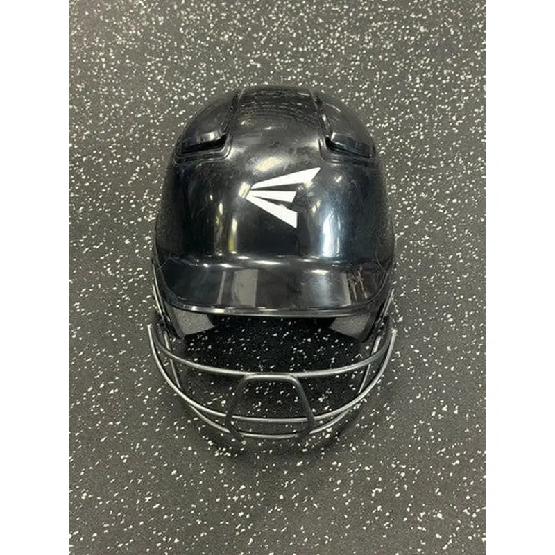 Used Easton ALPHA Batting Helmet w/Mask Black MD 11849-S000028422