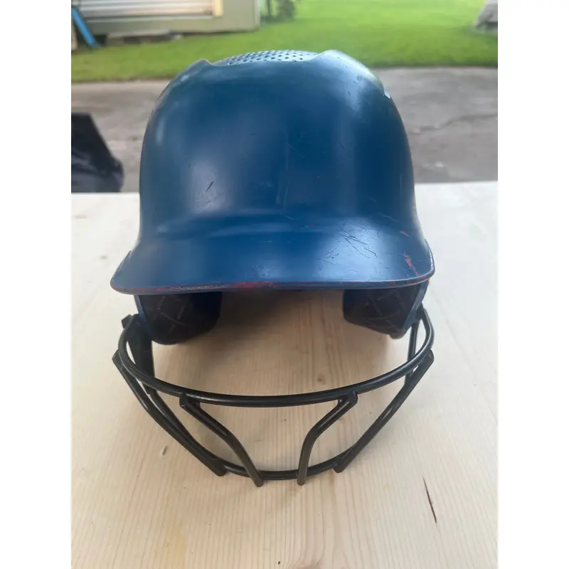 Used EvoShield Batting Helmet Blue B R6 S2 L2