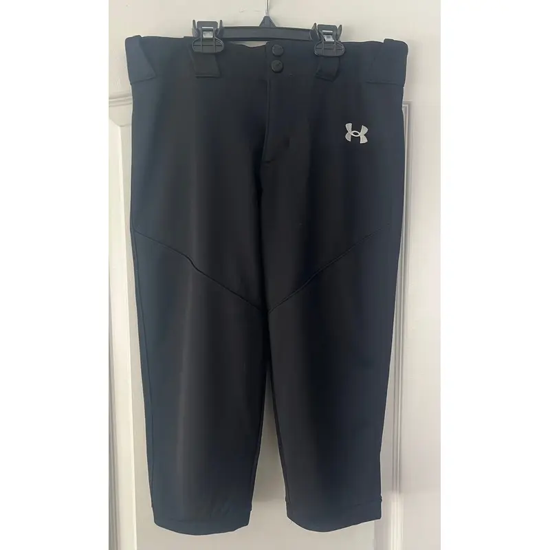 Black Youth Large Under Armour Game Pants (New)