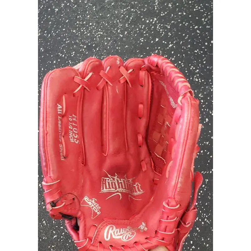 Used Rawlings H105S BB/SB Glove RH Throw Red 10 1/2" 11849-S000030832