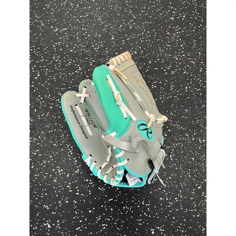Used Rawlings WPL11GM BB/SB Glove LH Throw Grey 11" 11849-S000030653