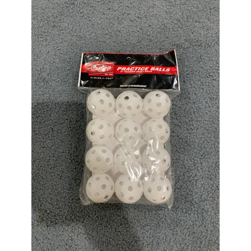 New Rawlings Plastic Training Balls