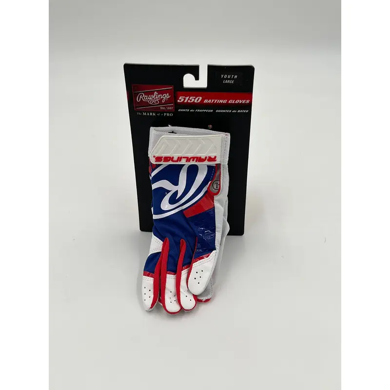 Rawlings 5150 Batting Glove Youth Large Brand New