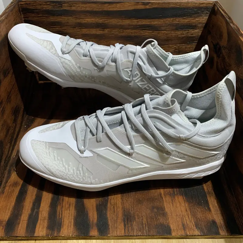 Adidas Adizero Afterburner 9 NWV Baseball Cleats Gray HP2179 Size 15 NEW