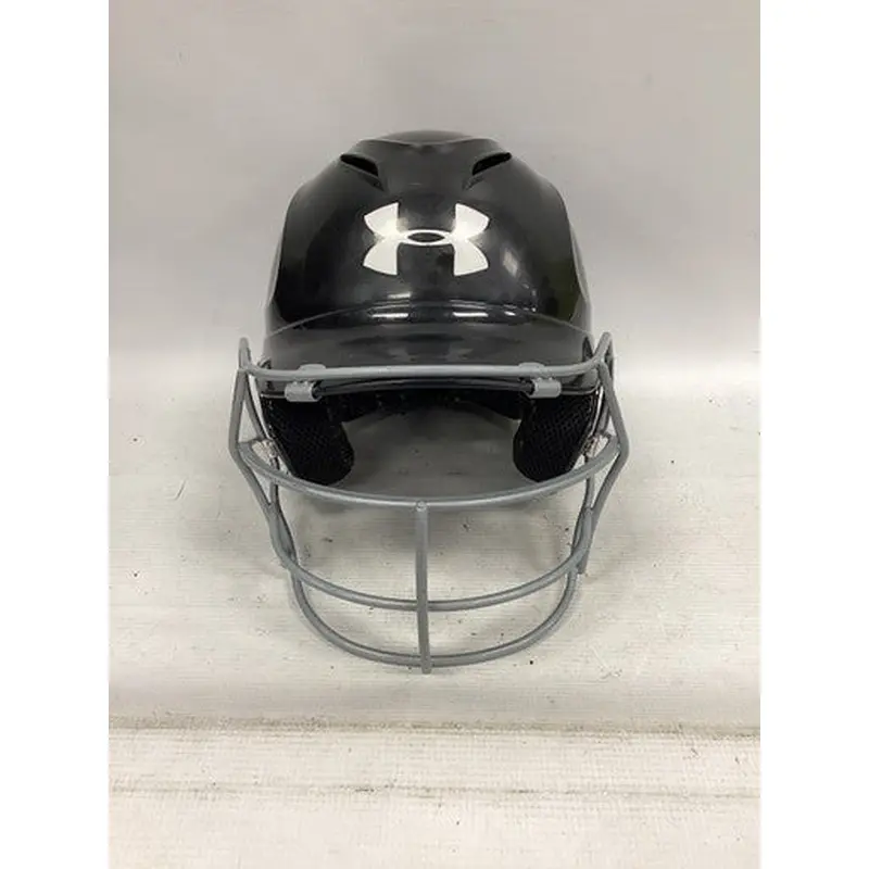 Used Under Armour UABH100 Batting Helmet w/Mask Black MD 11851-S000035800