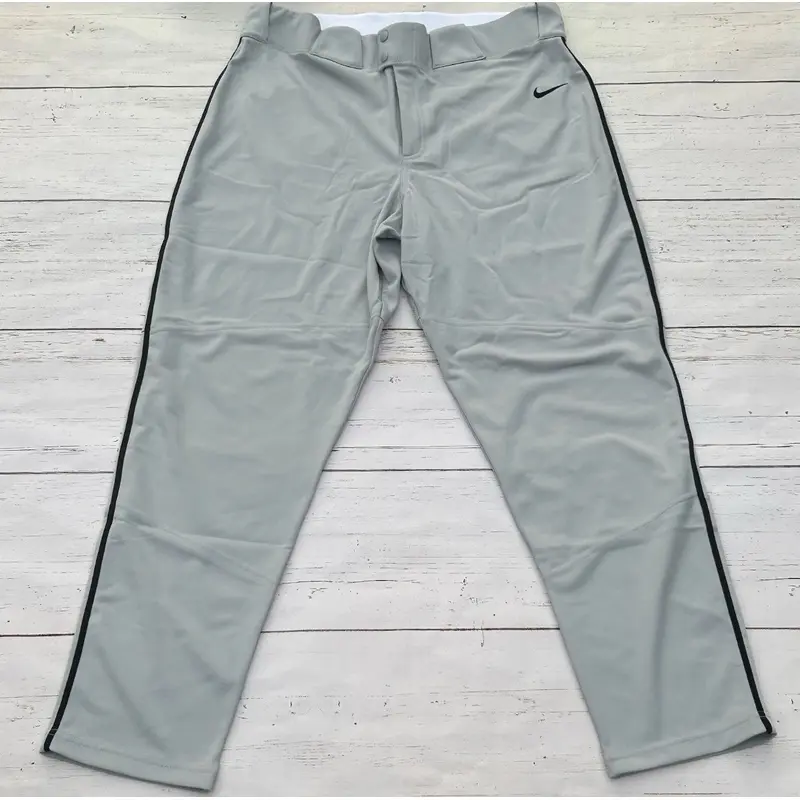 Nike Vapor Select Baseball Pants Gray Black Mens Size XL BQ5489-058
