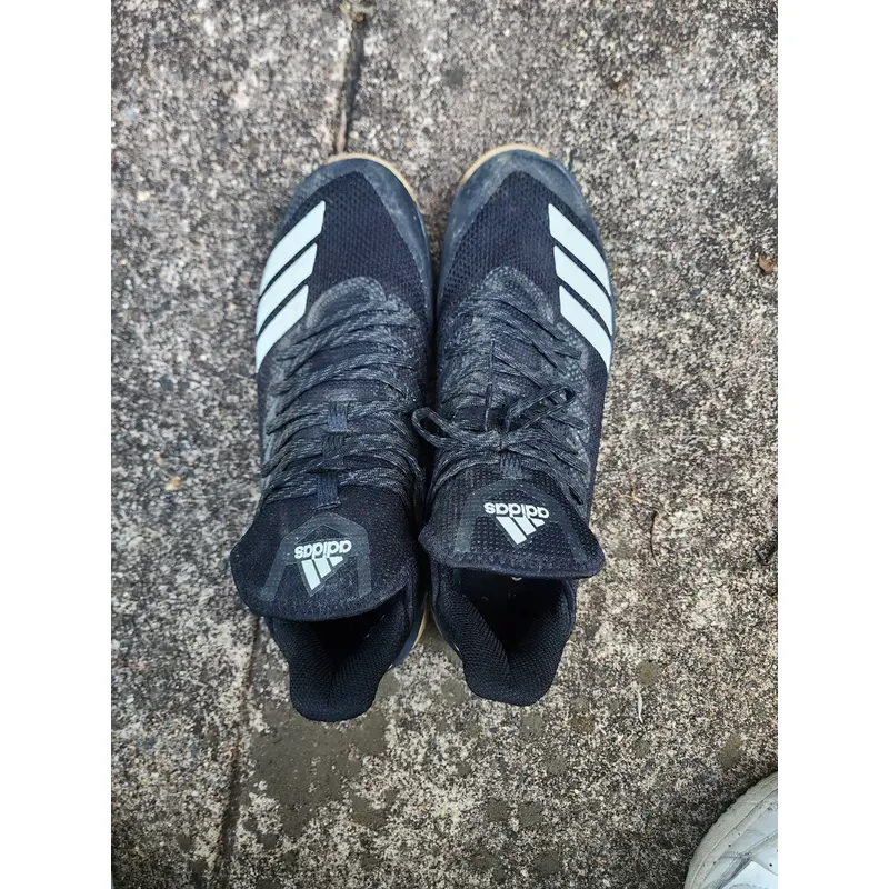 adidas Performance Icon 4 Baseball Turf Shoes  Black, Size 10