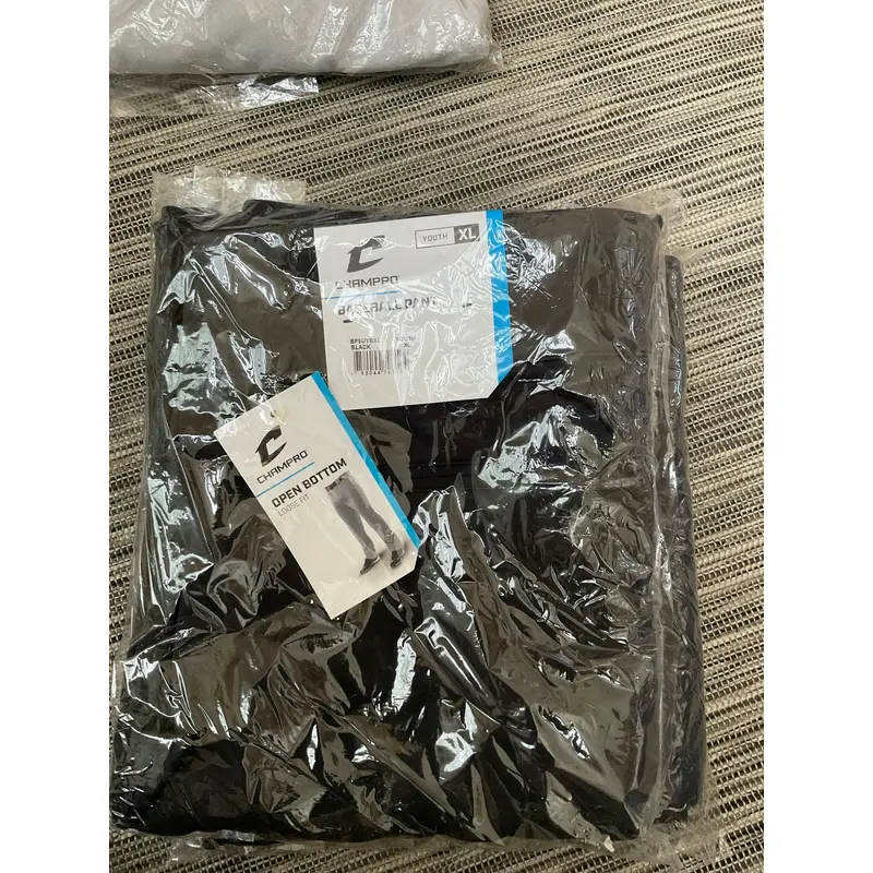 Black New XL Champro Game Pants