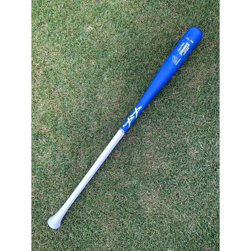 Yaya Franks Sports Fungo Bat Blue/White 35 Pro Beechwood w/ Warranty