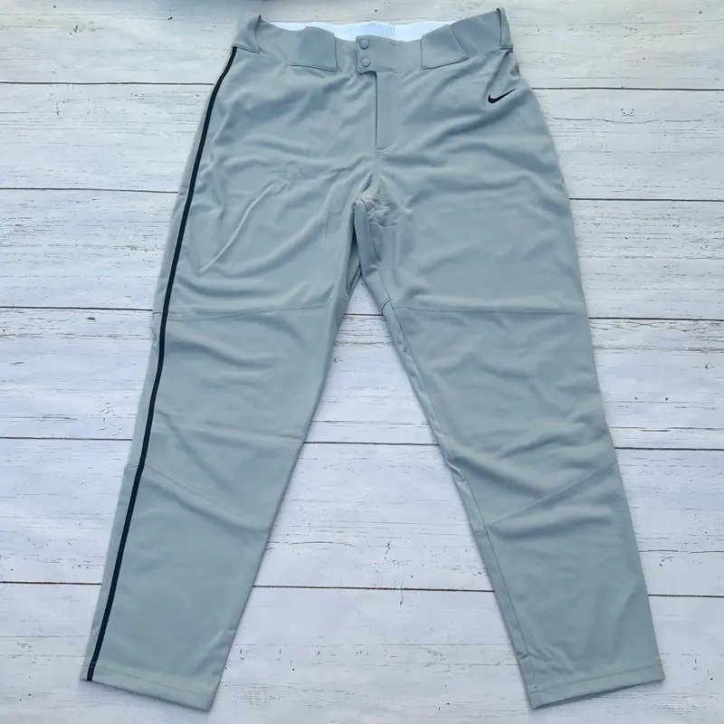 Nike Vapor Select Baseball Pants Gray Dark Blue Mens Size XL BQ5489-056