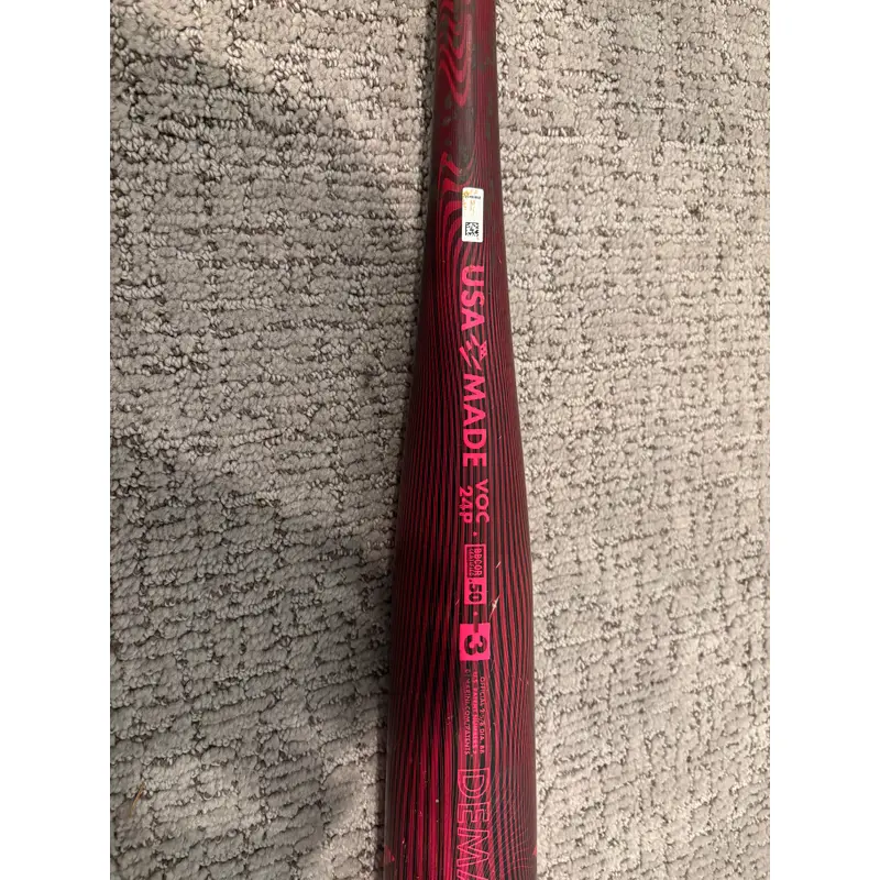 2024 DeMarini Voodoo One Pink BBCOR Certified Bat (-3) Alloy 32.5" (Used)