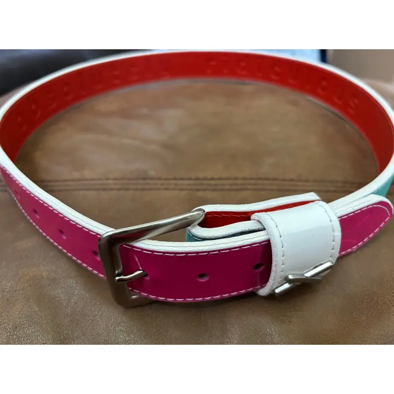 (New)Absolutely Ridiculous Miami Ice Leather 34 Belt