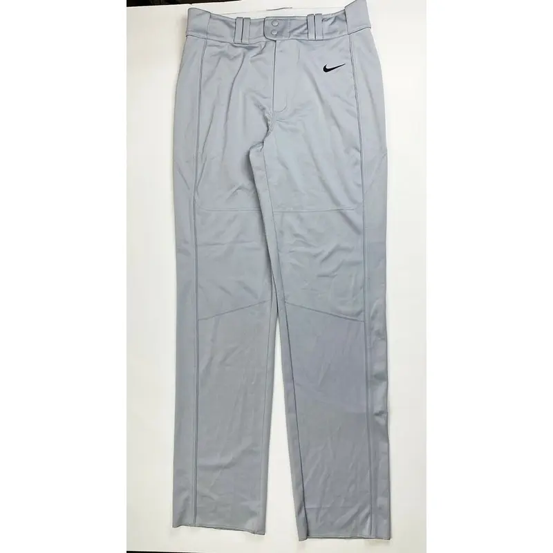 Nike Vapor Unhemmed Full Length Baseball Softball Pant Men's Large Grey 519562
