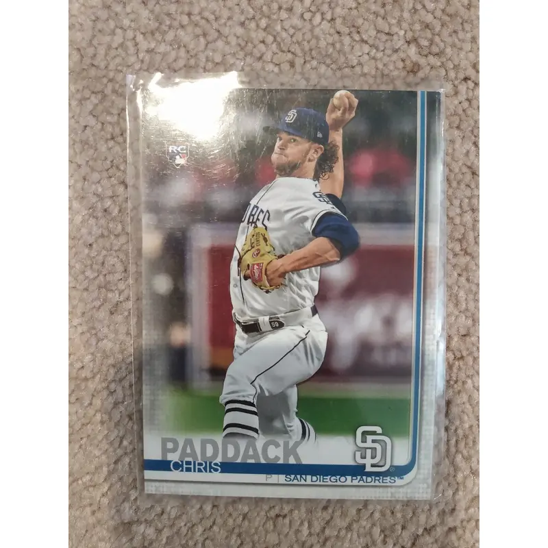Topps Chris Paddock Rookie Card
