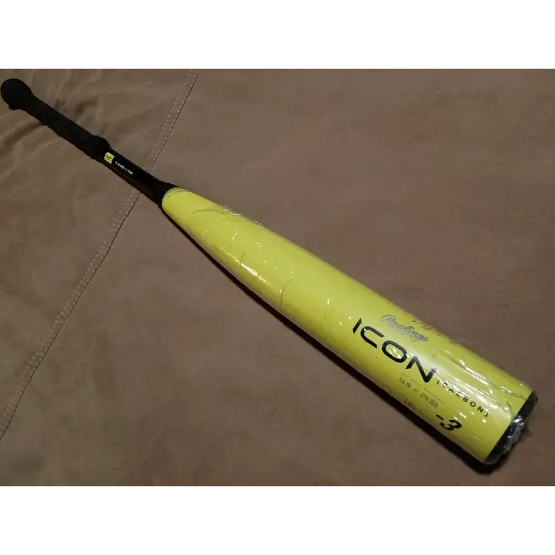 USED 2023 Rawlings ICON Glowstick 34/31 (-3) 2 5/8" BBCOR Composite Baseball Bat