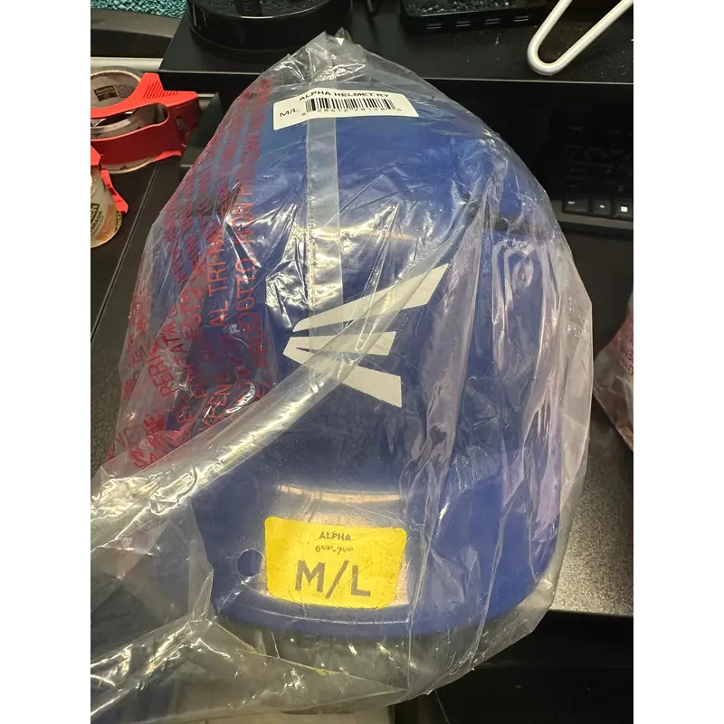 New 6 3/8 - 7 1/8 Easton Alpha Batting Helmet
