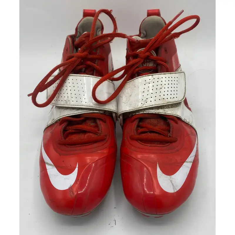 Red Nike Huarache Cleats Sz 11