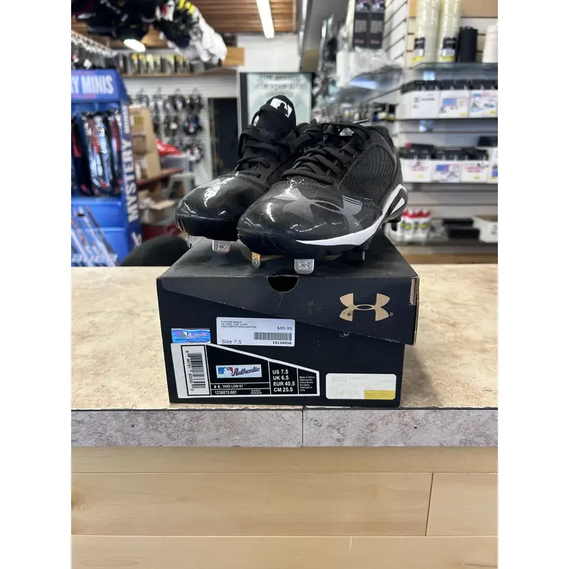 Black New Size 11.5 (Women's 12.5) Under Armour Metal