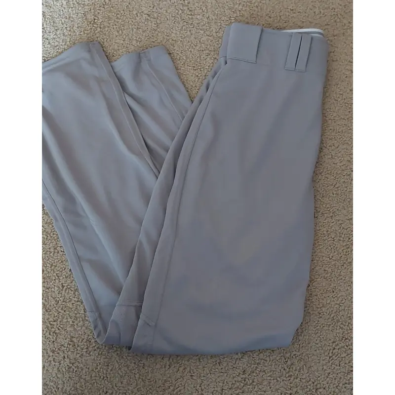Gray Mens Adult Medium Alleson Baseball Pants