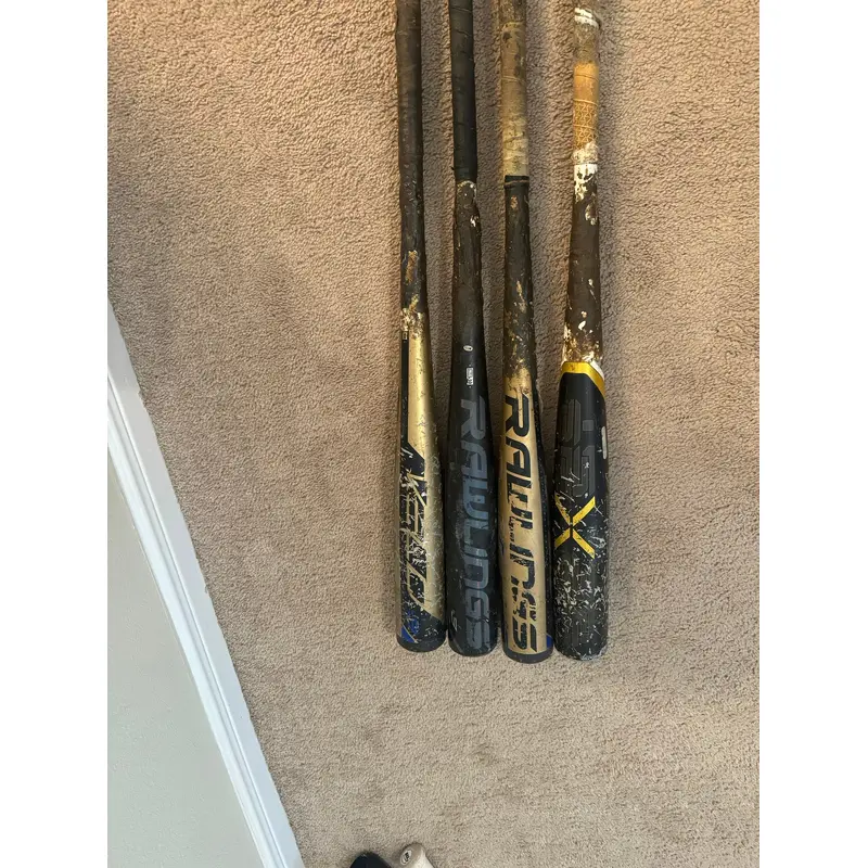 33 Inch Used bat bundle -3 BBCOR