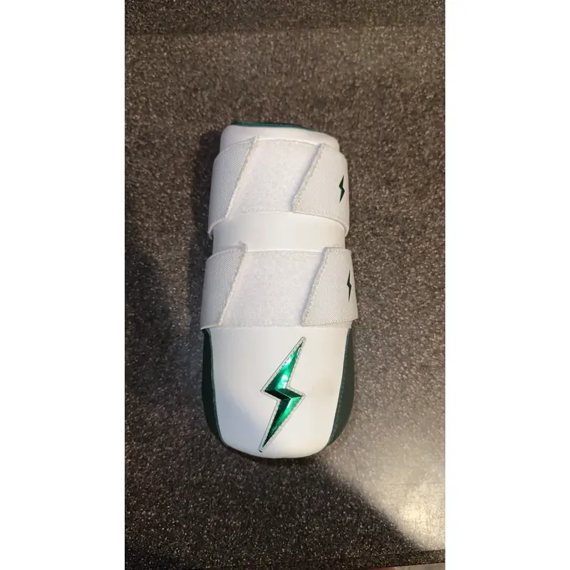 Bruce Bolt White/green Chrome Series Elbow Guard