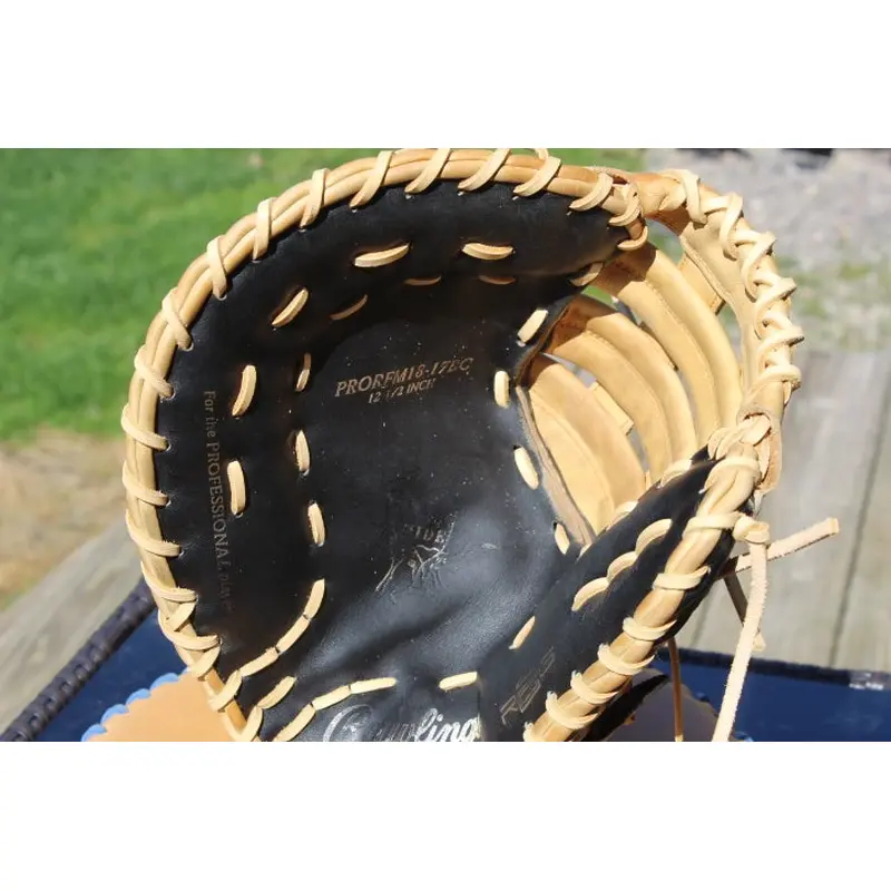 First Base Left Hand Throw Rawlings Heart of the Hide Baseball Glove 12.5" (Used)