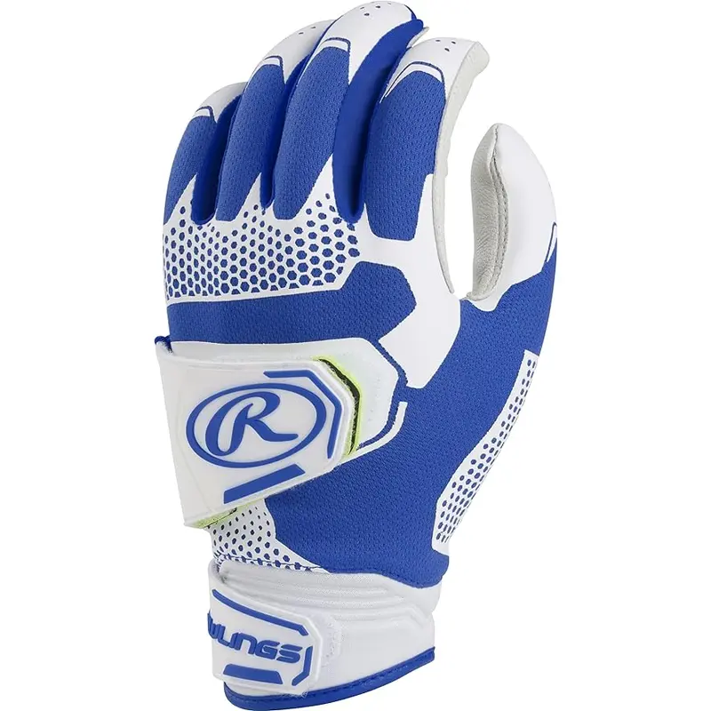 New Rawlings Royal Blue Workhorse Batting Gloves