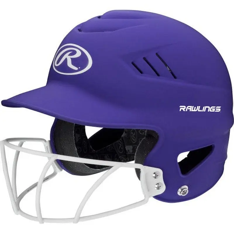 New Rawlings COOLFLO Batting Helmet w/Mask 11506-COOLFLO