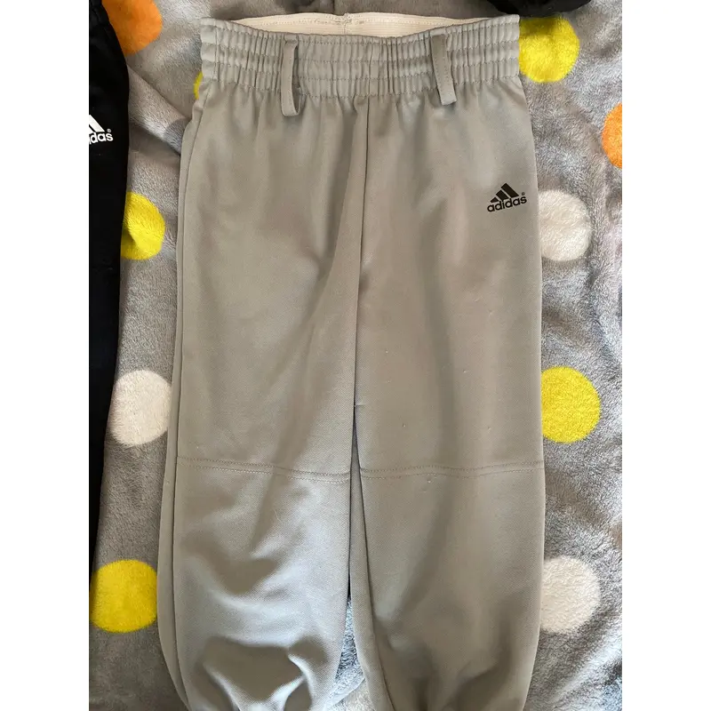 Gray Used Adidas Game Pants Black Size Xs Youth