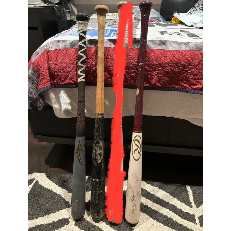 Wood Baseball Bats (See Description for Info)