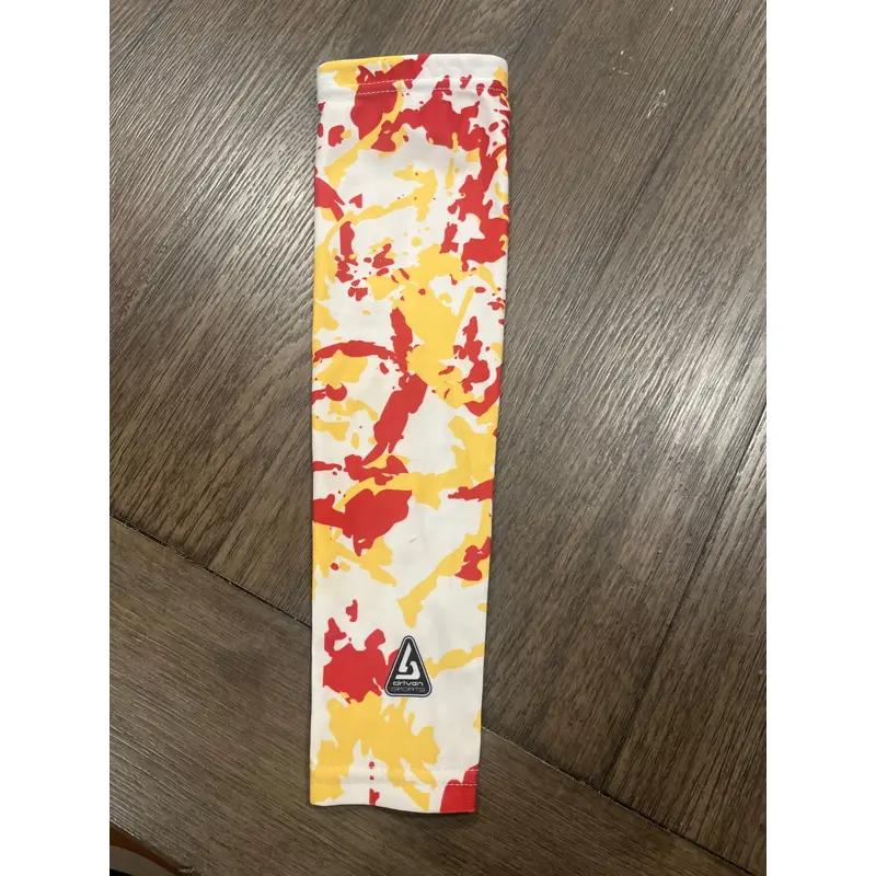 Baseball arm sleve small Maroon and gold