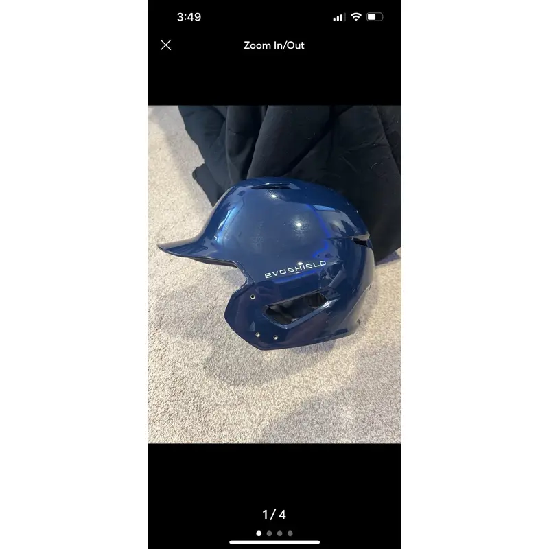 Evoshield baseball helmet